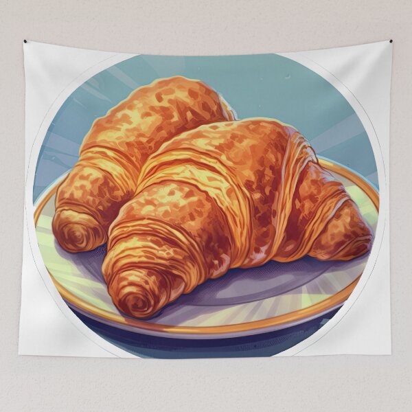 Item preview, Two delicious croissants designed and sold by abmkf.