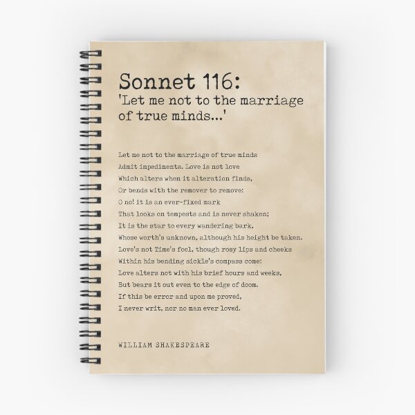 Item preview, Sonnet 116 - William Shakespeare Poem - Literature - Typewriter Print 1 - Vintage designed and sold by Studio Grafiikka.