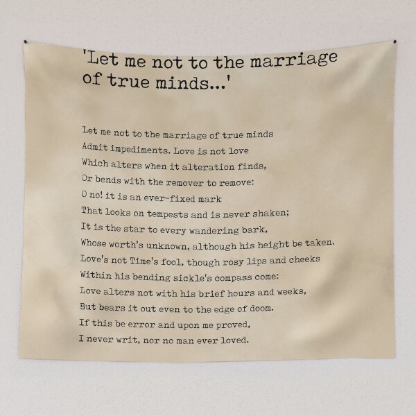 Item preview, Sonnet 116 - William Shakespeare Poem - Literature - Typewriter Print 1 - Vintage designed and sold by Studio Grafiikka.