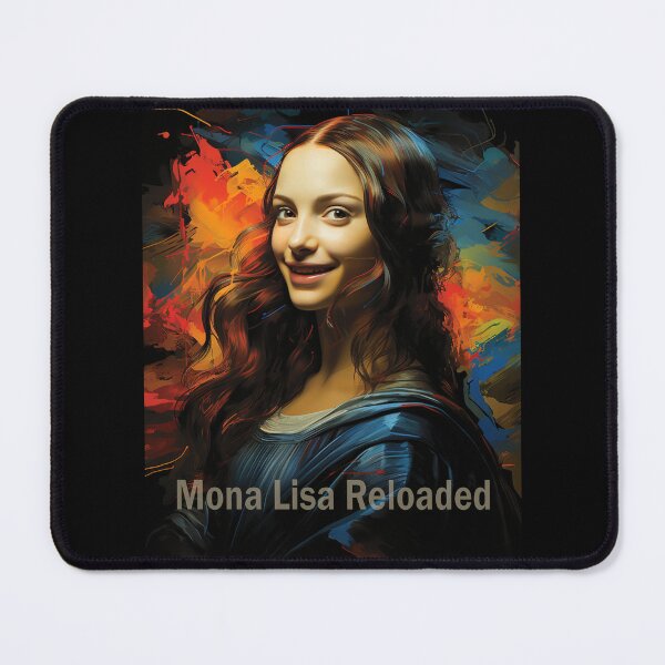 Item preview, Mona Lisa Reloaded: Dive into the Surreal Smile of a Masterpiece designed and sold by JLCableStudio.