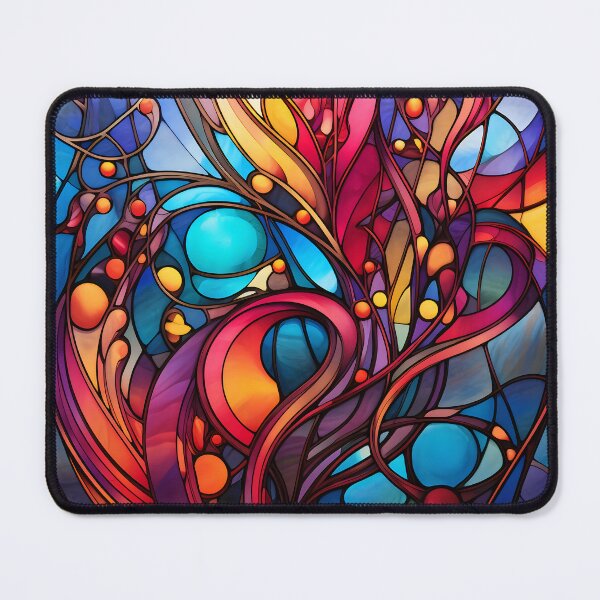 Item preview, Contemporary Strokes VI: Exploring the harmony of Art Nouveau in an abstract painting with vibrant colors and geometric shapes. designed and sold by InsaneLEDP.