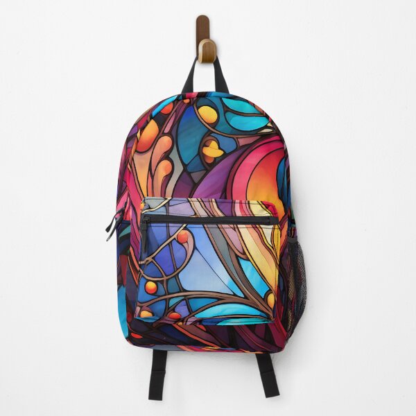 Item preview, Contemporary Strokes VI: Exploring the harmony of Art Nouveau in an abstract painting with vibrant colors and geometric shapes. designed and sold by InsaneLEDP.