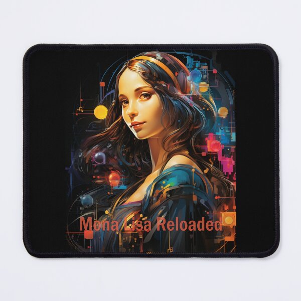 Item preview, Mona Lisa Reloaded: Dive into the Surreal Smile of a Masterpiece designed and sold by JLCableStudio.