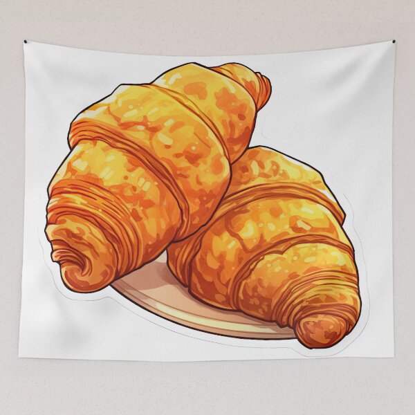 Item preview, French croissants designed and sold by abmkf.