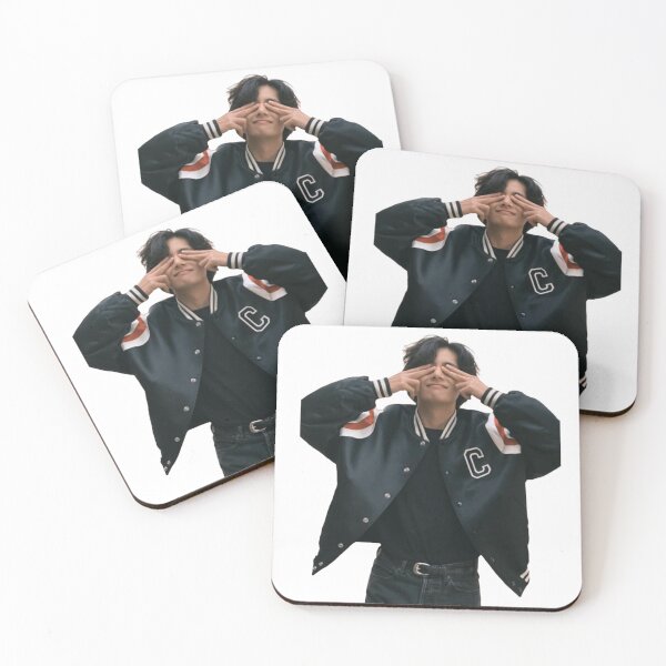 Item preview, V BTS (closed eyes smiling) designed and sold by jaofnn.