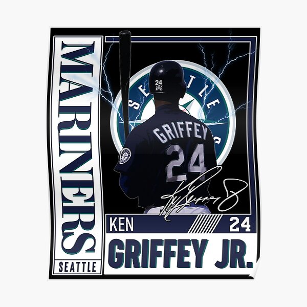 Vintage Ken Griffey Jr The Kid Baseball Retro 80s 90s Rap Style | Art Print