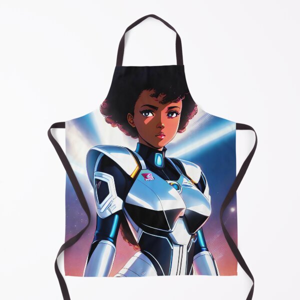 Item preview, Chrome Space Gworl | Black Anime Girl designed and sold by blackanimemecca.