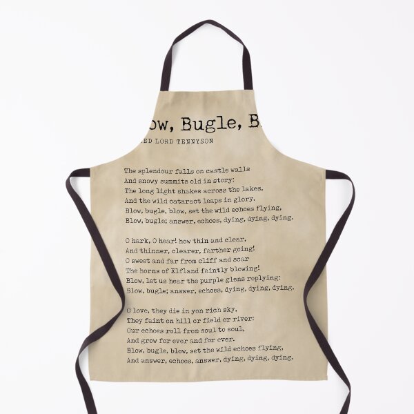 Item preview, Blow, Bugle, Blow - Alfred Lord Tennyson Poem - Literature - Typewriter Print - Vintage designed and sold by Studio Grafiikka.