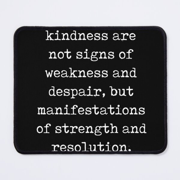 Item preview, Tenderness and kindness - Kahlil Gibran Quote - Literature - Typewriter Print 2 - Black designed and sold by Studio Grafiikka.