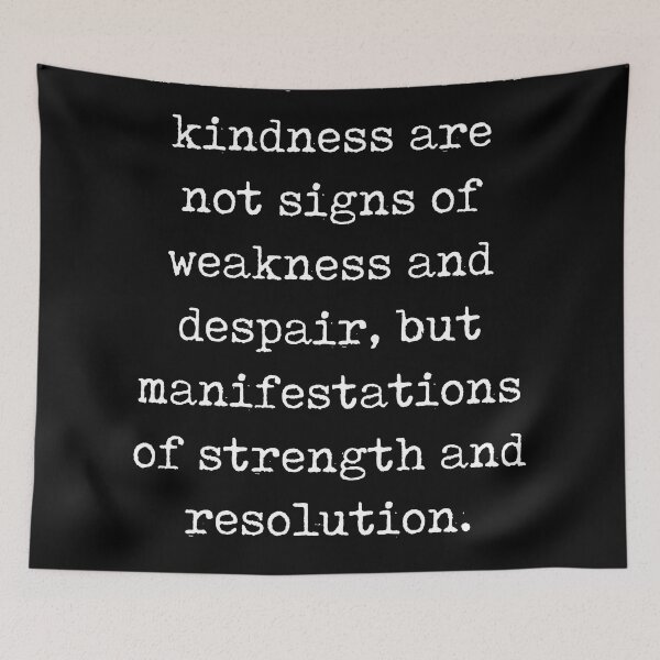 Item preview, Tenderness and kindness - Kahlil Gibran Quote - Literature - Typewriter Print 2 - Black designed and sold by Studio Grafiikka.