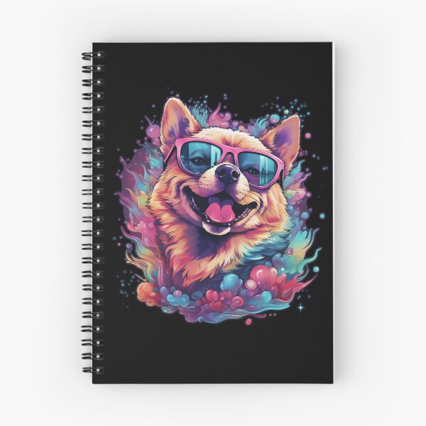 Item preview, SHIBA INU VAPORWAVE  designed and sold by CrittersHub.