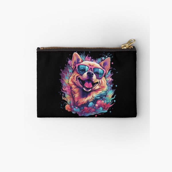 Item preview, SHIBA INU VAPORWAVE  designed and sold by CrittersHub.