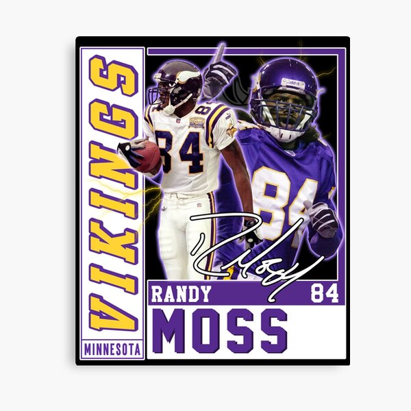 Randy Moss Autographed Purple Jersey - Beautifully Matted and