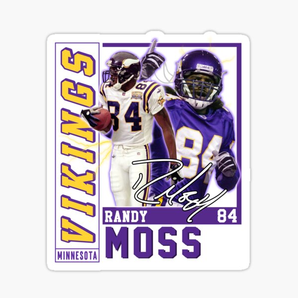 Vikings 90s Vintage Randy Moss Purple Nfl Football Nfc 