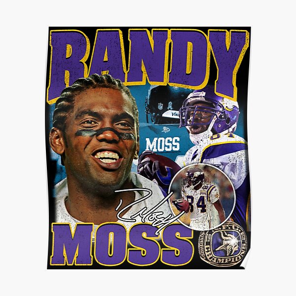 Randy Moss Autographed Minnesota Vikings Mooning 8x10 Framed Photo