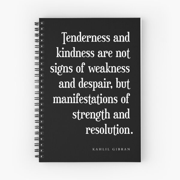 Item preview, Tenderness and kindness - Kahlil Gibran Quote - Literature - Typography Print 2 - Black designed and sold by Studio Grafiikka.