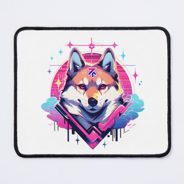 Item preview, SHIBA INU VAPORWAVE designed and sold by CrittersHub.