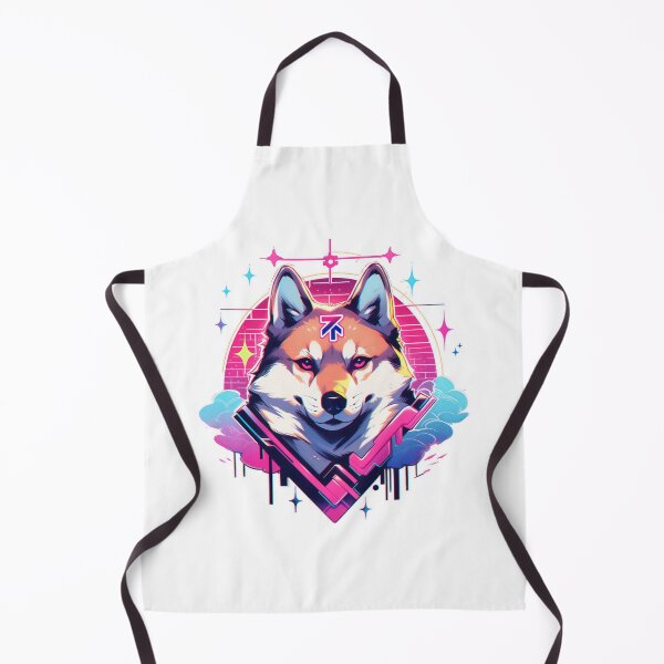 Item preview, SHIBA INU VAPORWAVE  designed and sold by CrittersHub.