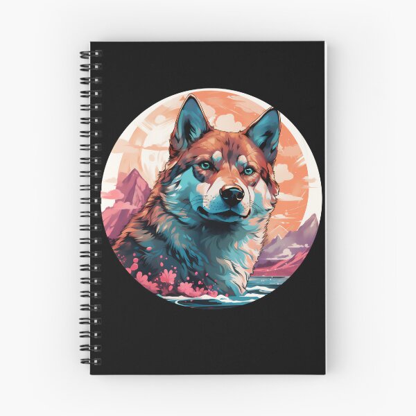 Item preview, SHIBA INU VAPORWAVE  designed and sold by CrittersHub.