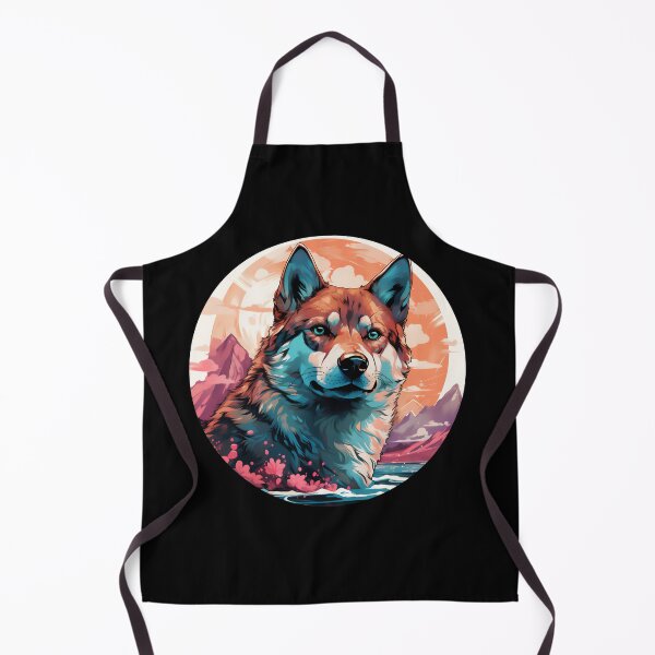 Item preview, SHIBA INU VAPORWAVE  designed and sold by CrittersHub.