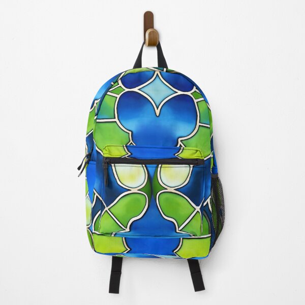 Item preview, Moroccan Tile | Lime Green & Electric Blue designed and sold by RazorDezign.
