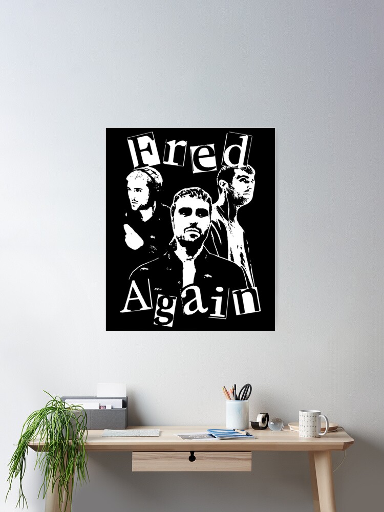 Fred Again.. Music Print - Turn On The Lights Again Lyrics - Boiler Room -  Wall Art Music Print - Funky Poster House Music Digital Download