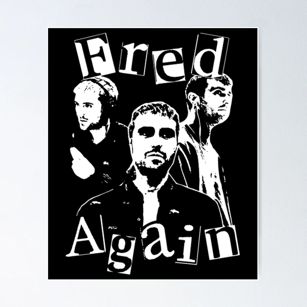 Fred Again.. Music Print - Turn On The Lights Again Lyrics - Boiler Room -  Wall Art Music Print - Funky Poster House Music Digital Download