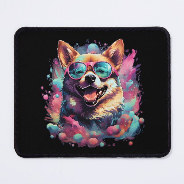 Item preview, SHIBA INU VAPORWAVE designed and sold by CrittersHub.