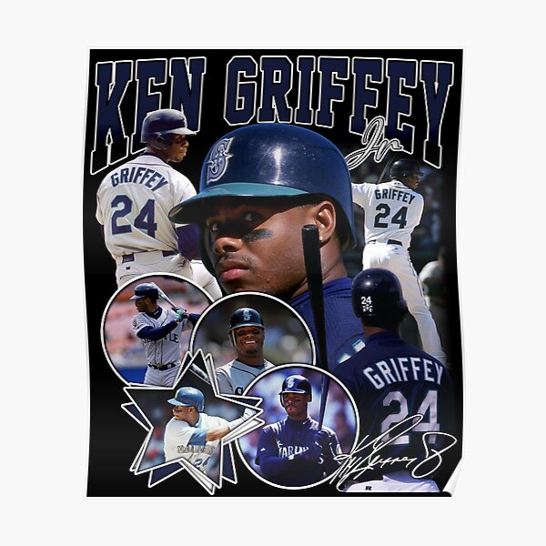 Ken Griffey Jr The Kid Baseball Vintage Signature Perfect Gift For Baseball  Lovers Classic T-Shirt Poster for Sale by Leonadeeff