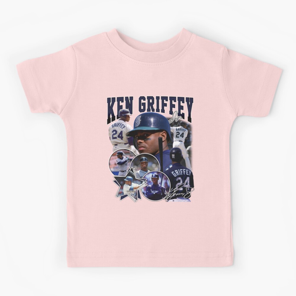 Ken Griffey Jr The Kid Seattle Baseball Legend Signature Vintage Retro 80s  90s Bootleg Rap Style | Poster