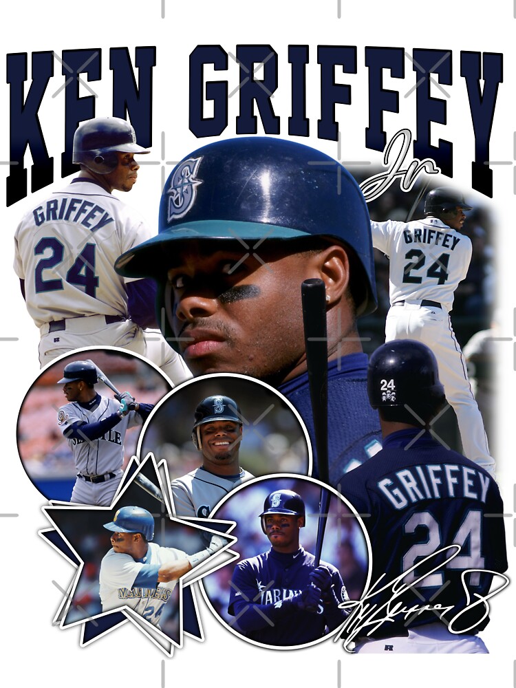 Ken Griffey Jr The Kid Baseball Vintage Signature Perfect Gift Sticker for  Sale by georgiyigsub