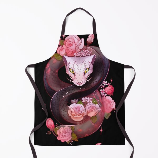 Item preview, Cat Snake Roses Totem designed and sold by BDMeow.