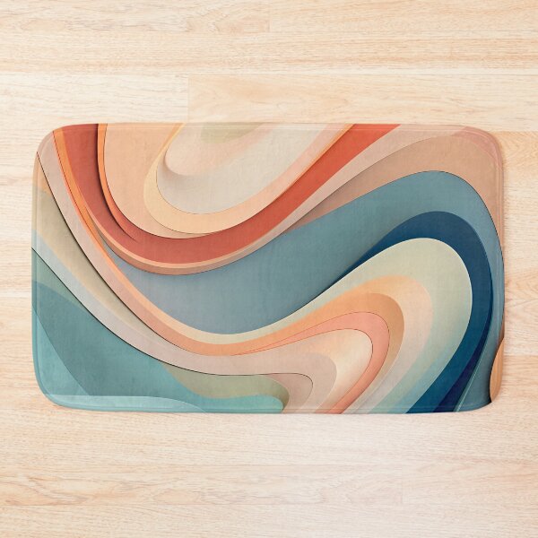 Item preview, Contemporary Strokes VIII: Exploring the harmony of Art Nouveau in an abstract painting with vibrant colors and geometric shapes. designed and sold by InsaneLEDP.