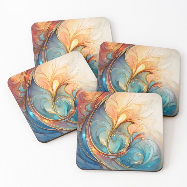Item preview, Contemporary Strokes IX: Exploring the harmony of Art Nouveau in an abstract painting with vibrant colors and geometric shapes. designed and sold by InsaneLEDP.