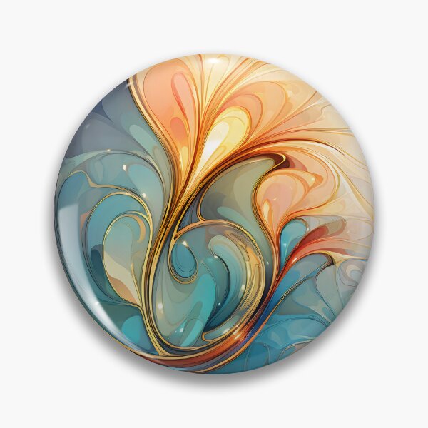 Item preview, Contemporary Strokes IX: Exploring the harmony of Art Nouveau in an abstract painting with vibrant colors and geometric shapes. designed and sold by InsaneLEDP.