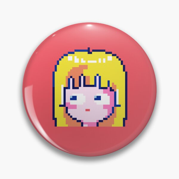 Item preview, Cute Anime Girl Flushed Face Pixel Art Emoji designed and sold by TakoyakiTech.