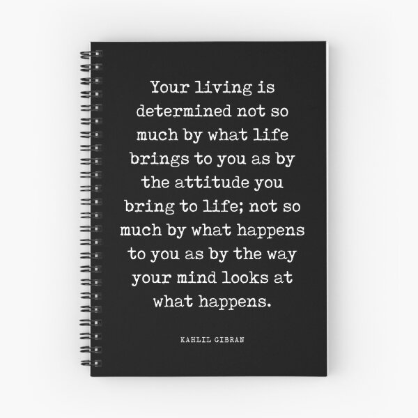 Item preview, Your living is determined - Kahlil Gibran Quote - Literature - Typewriter Print - Black designed and sold by Studio Grafiikka.