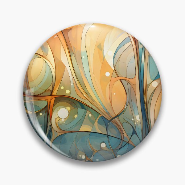 Item preview, Contemporary Strokes X: Exploring the harmony of Art Nouveau in an abstract painting with vibrant colors and geometric shapes. designed and sold by InsaneLEDP.