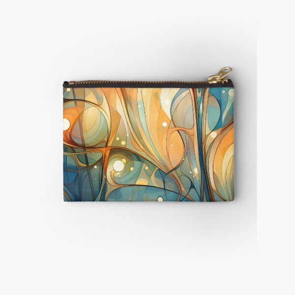 Item preview, Contemporary Strokes X: Exploring the harmony of Art Nouveau in an abstract painting with vibrant colors and geometric shapes. designed and sold by InsaneLEDP.