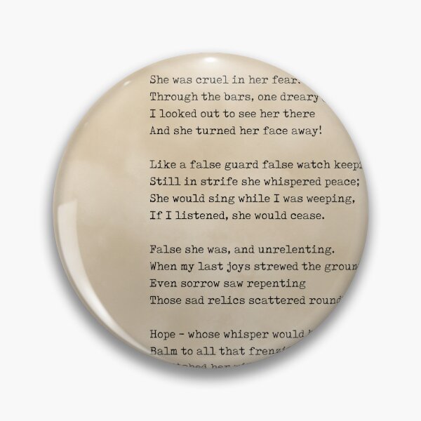Item preview, Hope - Emily Jane Bronte Poem - Literature - Typewriter Print 3 - Vintage designed and sold by Studio Grafiikka.