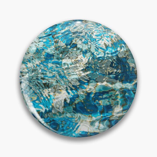 Item preview, Mesmerizing Abstract Fluidity in Sapphire Turquoise and Aqua designed and sold by Georgia Mizuleva.