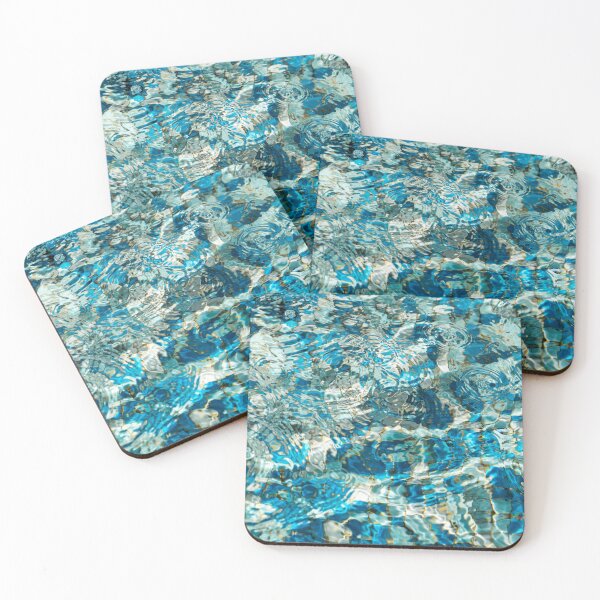 Item preview, Mesmerizing Abstract Fluidity in Sapphire Turquoise and Aqua designed and sold by Georgia Mizuleva.