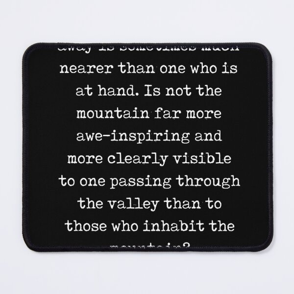 Item preview, A friend who is far away - Kahlil Gibran Quote - Literature - Typewriter Print - Black designed and sold by Studio Grafiikka.