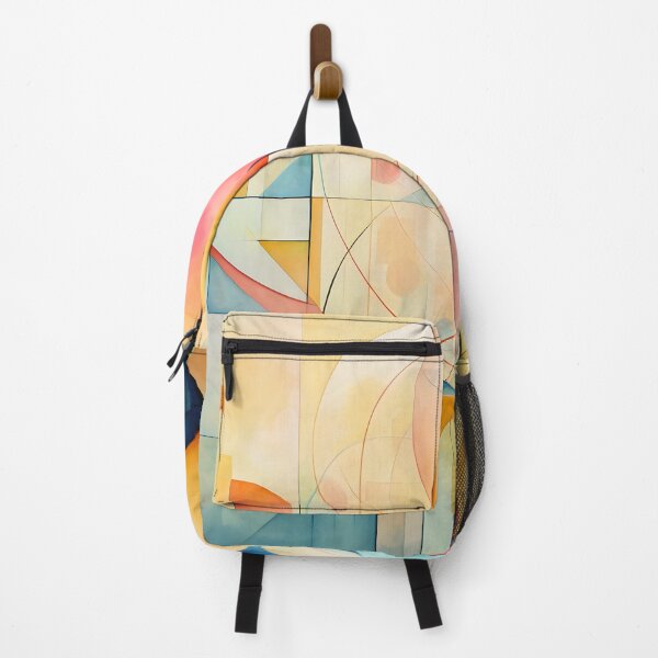 Item preview, Contemporary Strokes XI: Exploring the harmony of Art Nouveau in an abstract painting with vibrant colors and geometric shapes. designed and sold by InsaneLEDP.