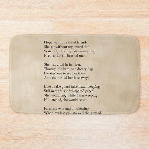 Item preview, Hope - Emily Jane Bronte Poem - Literature - Typography Print 3 - Vintage designed and sold by Studio Grafiikka.