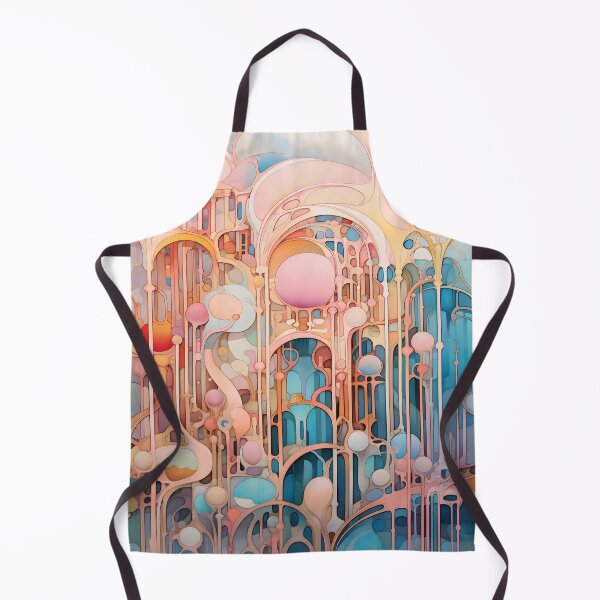 Item preview, Contemporary Strokes XII: Exploring the harmony of Art Nouveau in an abstract painting with vibrant colors and geometric shapes. designed and sold by InsaneLEDP.