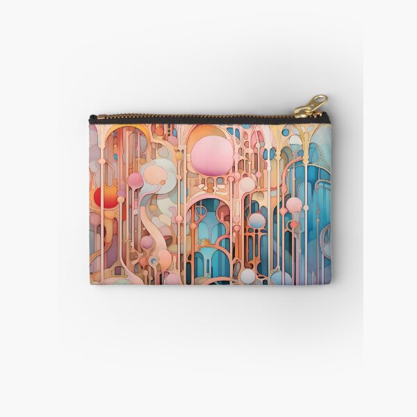 Item preview, Contemporary Strokes XII: Exploring the harmony of Art Nouveau in an abstract painting with vibrant colors and geometric shapes. designed and sold by InsaneLEDP.