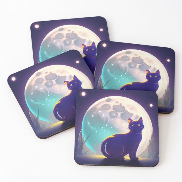 Item preview, Kitty moon designed and sold by Roxburylane.