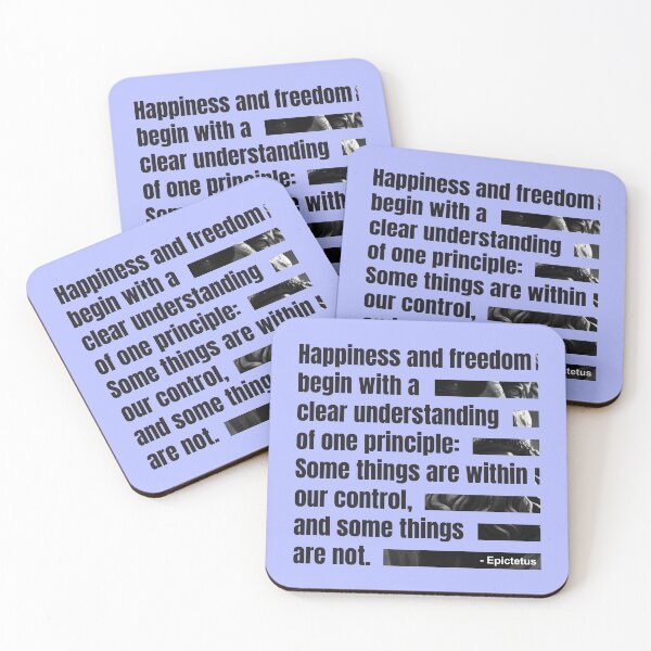 Item preview, Quotes Happiness Daily Stoic Epictetus designed and sold by artbibun.