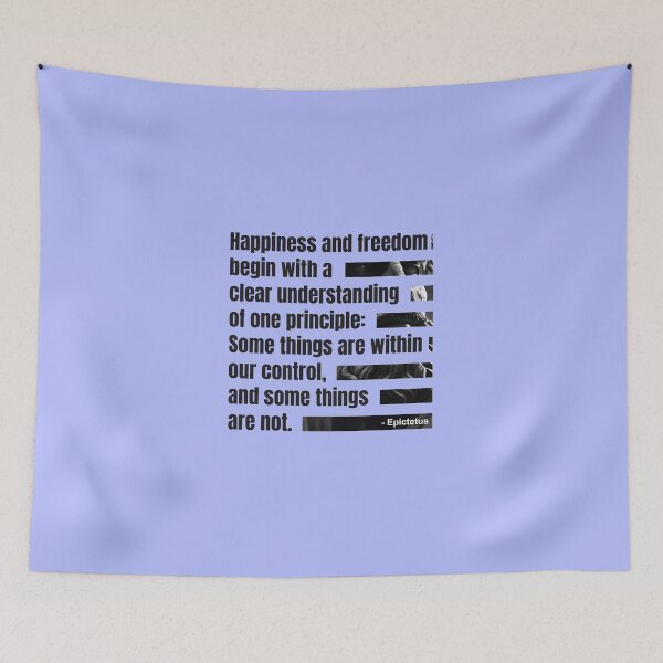 Item preview, Quotes Happiness Daily Stoic Epictetus designed and sold by artbibun.